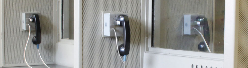 Image of phones on wall